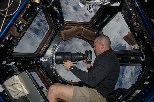 NASA image: Cassidy in Cupola