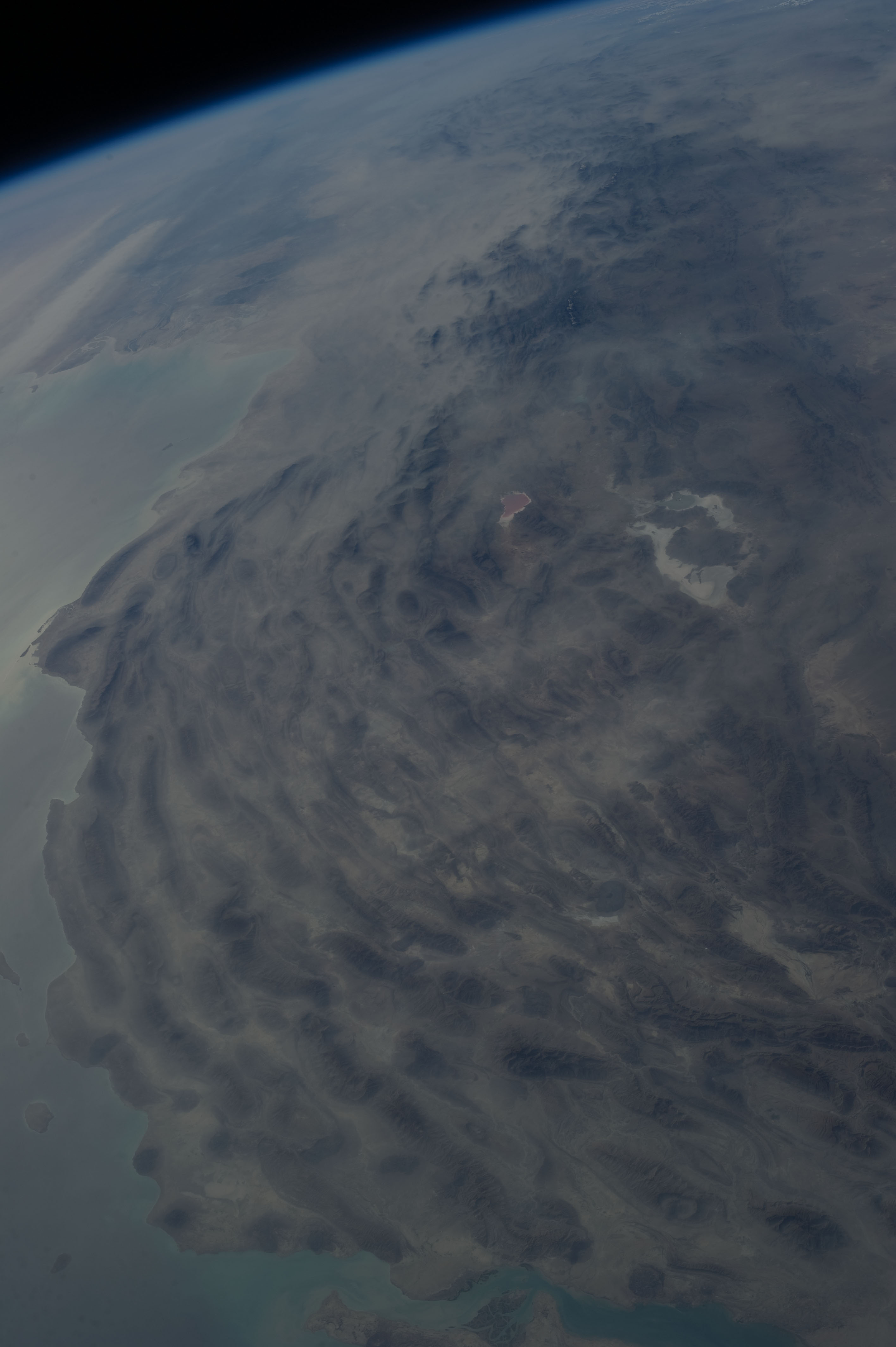 Earth observation taken during a day pass by an Expedition 36 crew member on board the International Space Station (ISS).