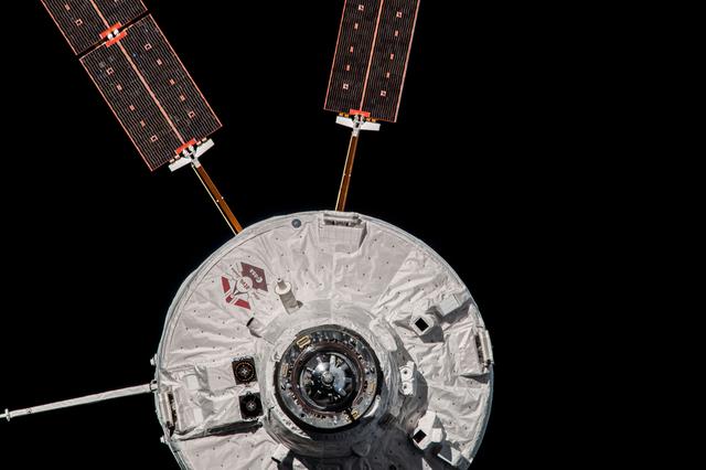 NASA image: ESA Albert Einstein ATV-4 during approach