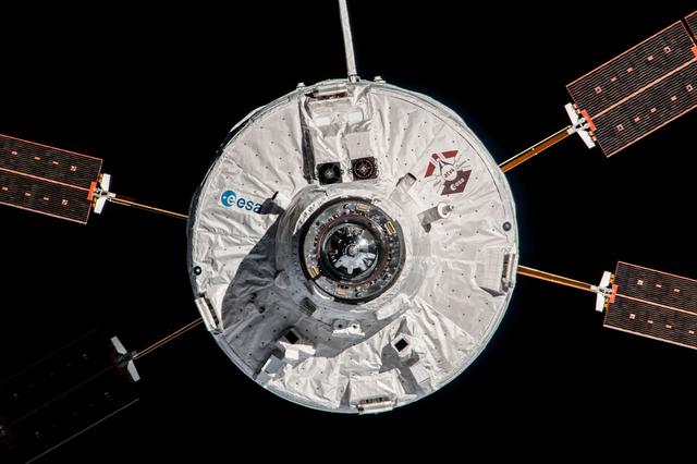 NASA image: ESA Albert Einstein ATV-4 during approach