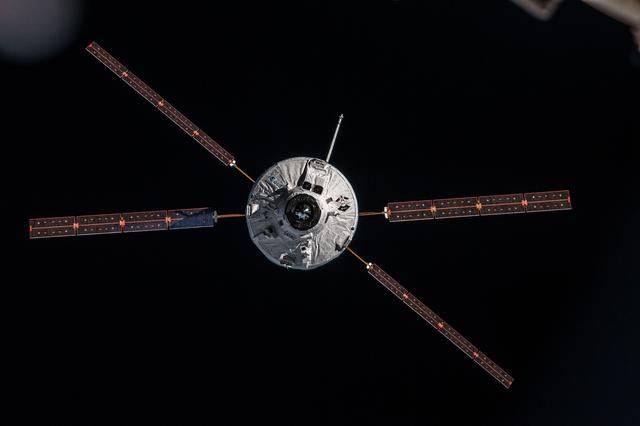 NASA image: ESA Albert Einstein ATV-4 during approach