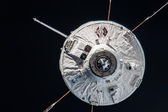 NASA image: ESA Albert Einstein ATV-4 during approach