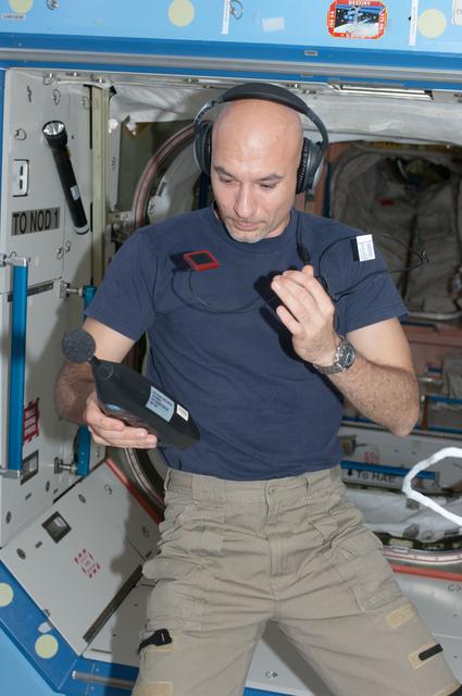 NASA image: Parmitano in U.S. Laboratory