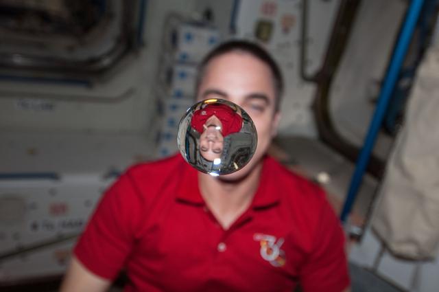 NASA image: Faces in water bubbles