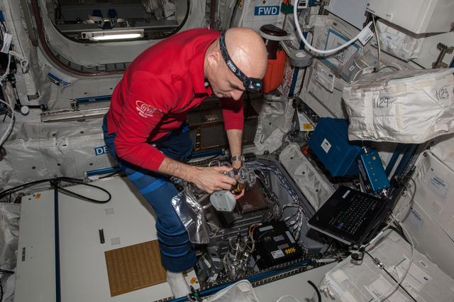 NASA image: Columbus Thermal Control System (TCS) Degassing Operations