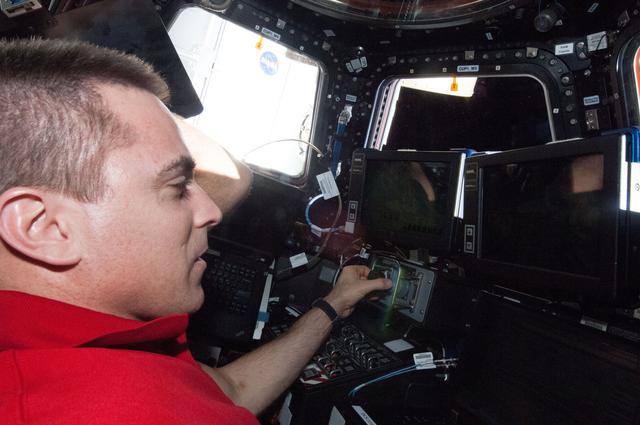 NASA image: Crew participates in onboard training activity