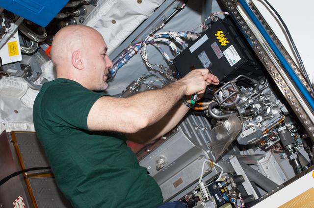 NASA image: Parmitano in U.S. Laboratory