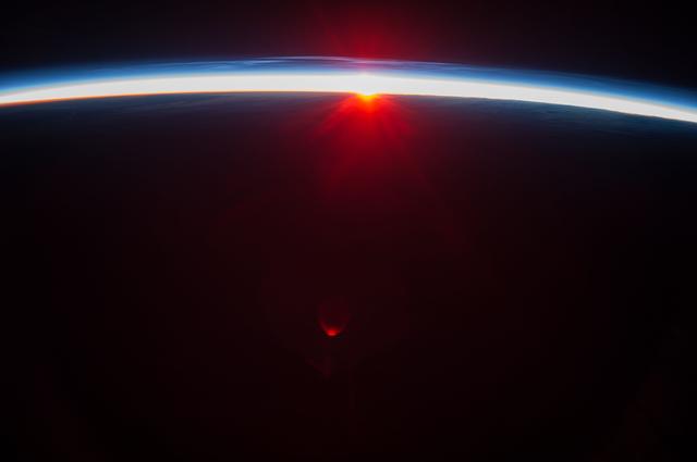 NASA image: sunset