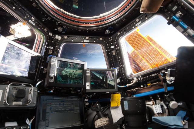 NASA image: Cupola robotics workstation