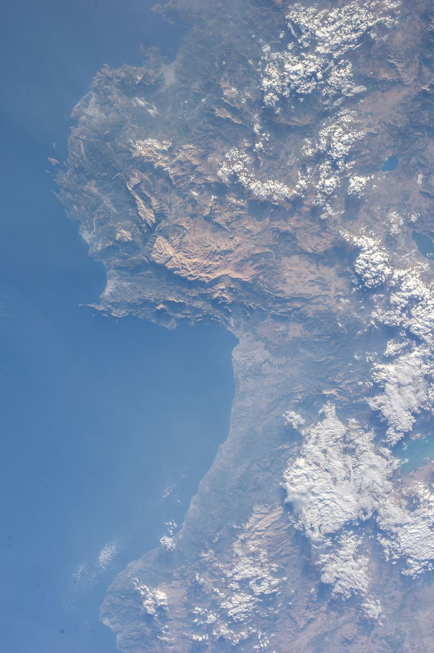 Earth observation taken during day pass by an Expedition 36 crew member on board the International Space Station (ISS). Per Twitter message: Evening in southern Turkey, on the Mediterranean Sea.