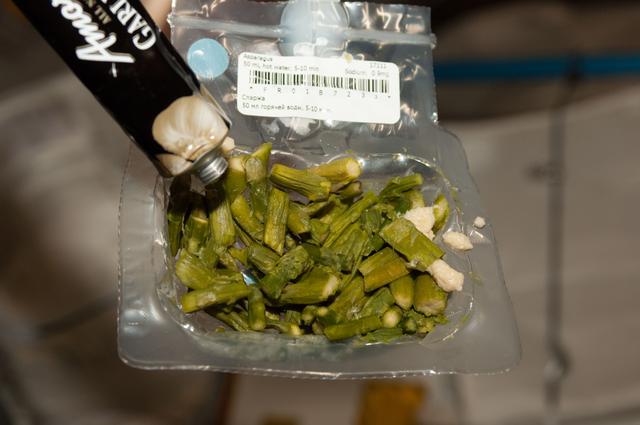 NASA image: Bag of asparagus