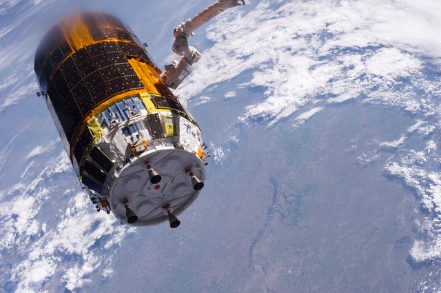 NASA image: HTV-4 undocking