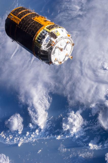 NASA image: HTV-4 undocking