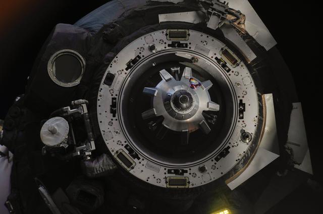 NASA image: Soyuz TMA-08M spacecraft departure