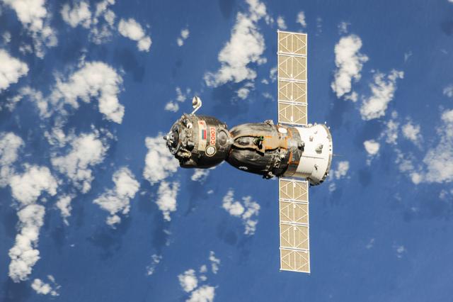 NASA image: Soyuz TMA-08M spacecraft departure