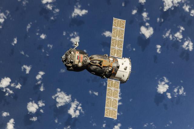 NASA image: Soyuz TMA-08M spacecraft departure