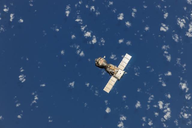 NASA image: Soyuz TMA-08M spacecraft departure