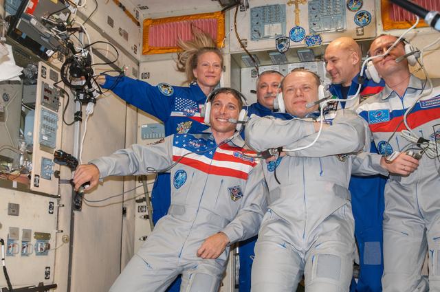 NASA image: Soyuz TMA-10M spacecraft hatch opening
