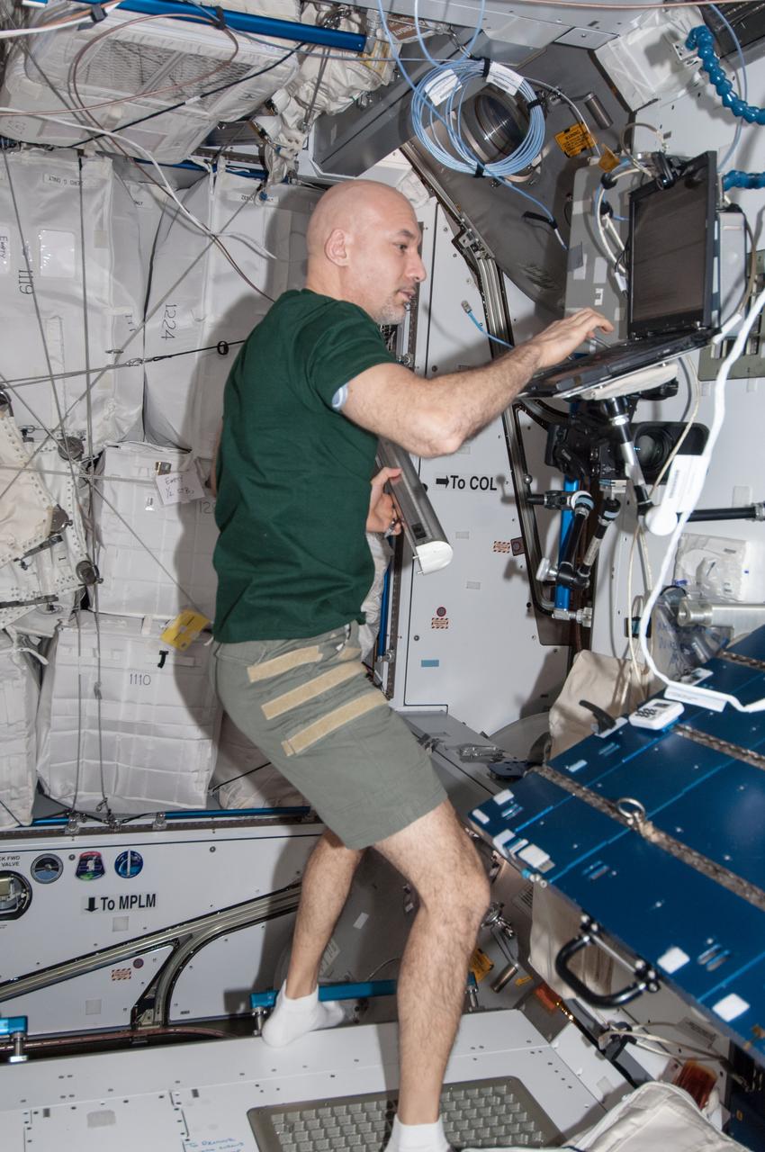 Parmitano in Node 2 module