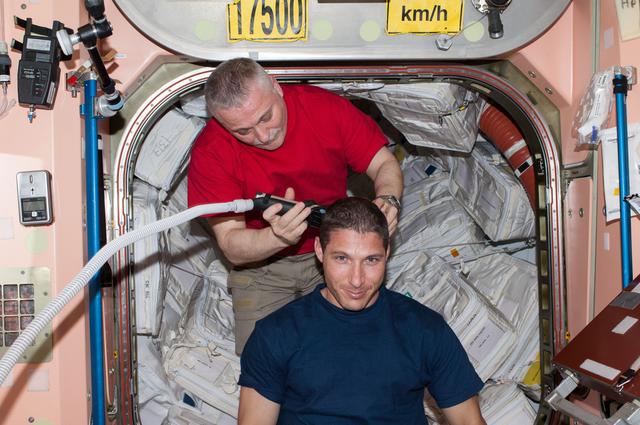 NASA image: Haircut for Hopkins
