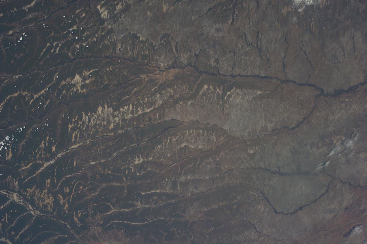 Earth observation taken during a day pass by the Expedition 37 crew.