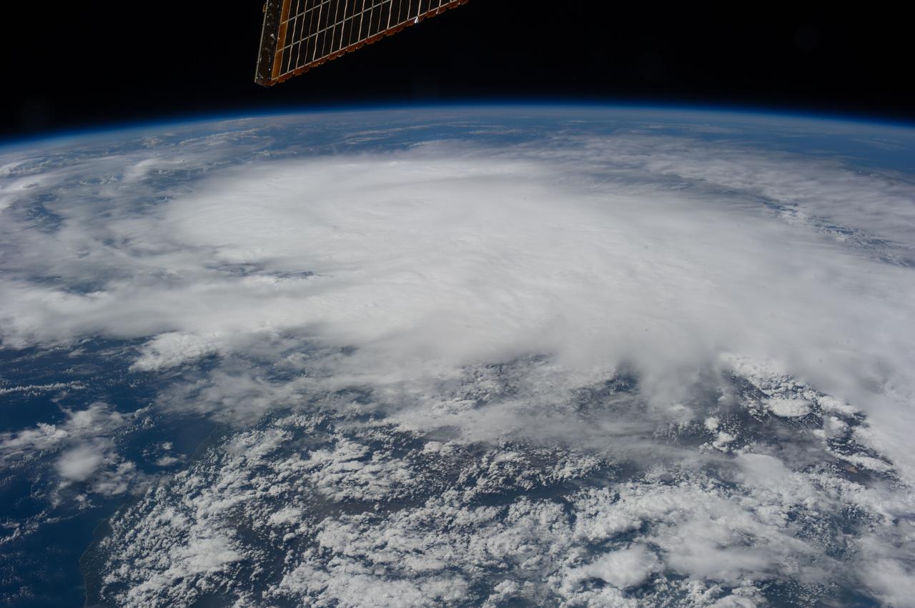 Earth observation taken during a day pass by the Expedition 37 crew.