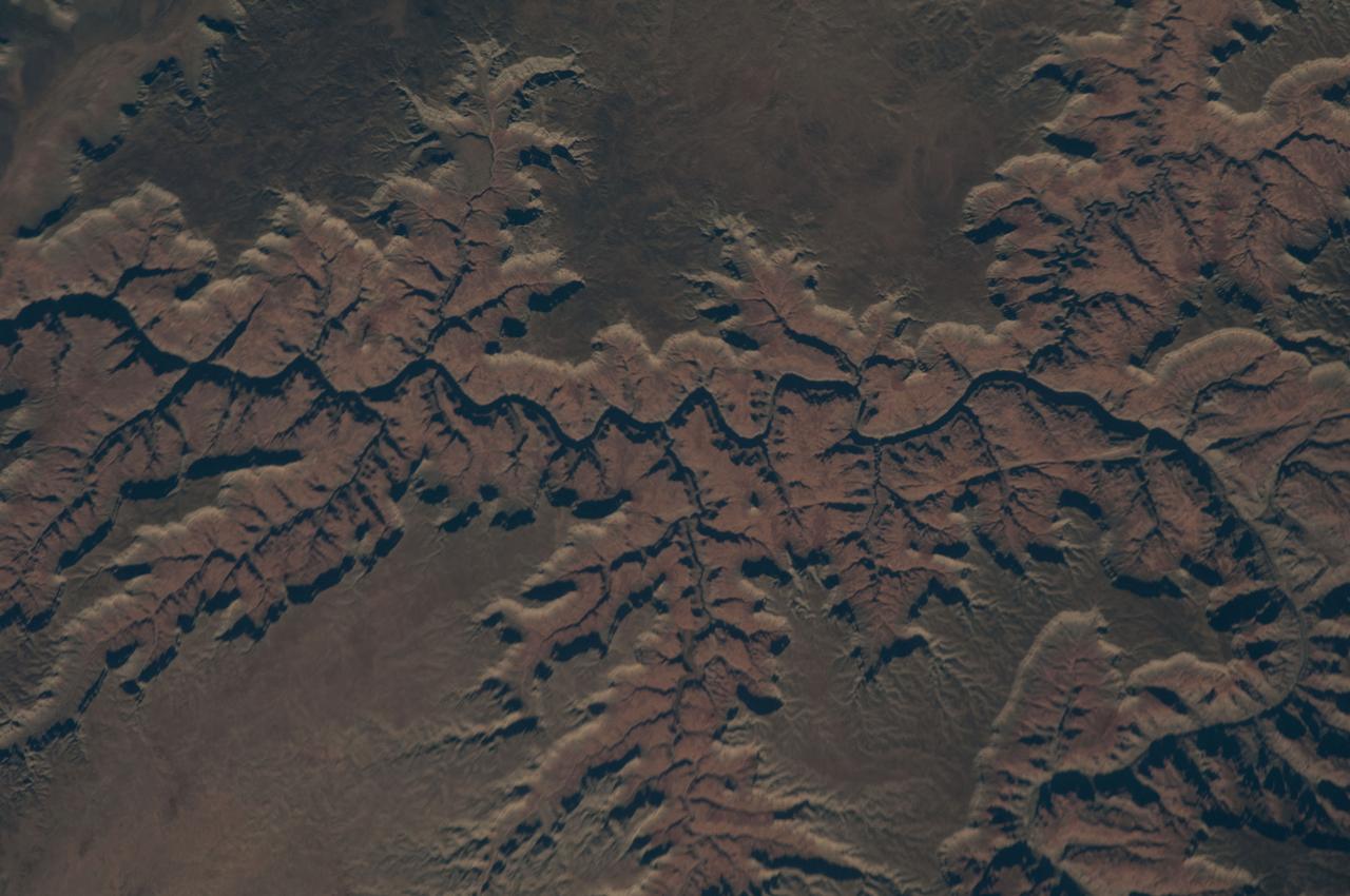 Earth observation taken during a day pass by the Expedition 37 crew.