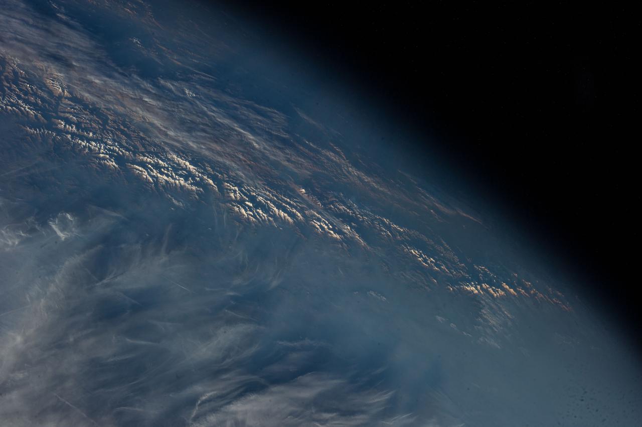 Earth observation taken during a day pass by an Expedition 37 crew member on board the International Space Station (ISS).  Identified via Twitter message as dusk on the Himalayas.