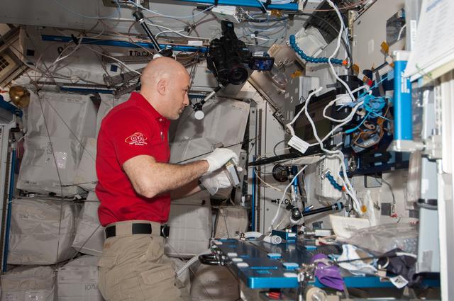 NASA image: Biolab Microscope Cassette Repair