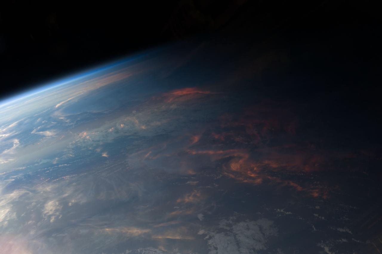 Earth observation taken during a day pass by the Expedition 37 crew.