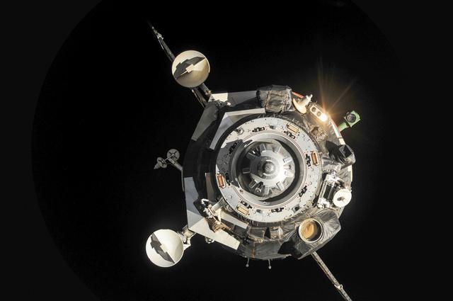 NASA image: Soyuz 35S undocks from the ISS