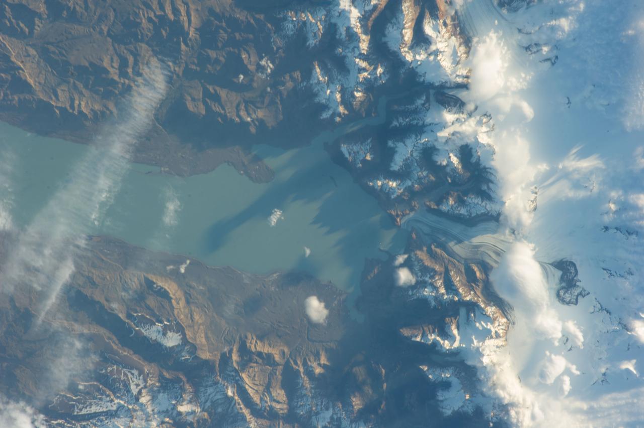 Earth Observations taken by Expedition 38 crewmember.  Photographer indicates Patagonia.  Image was released by astronaut on Twitter.