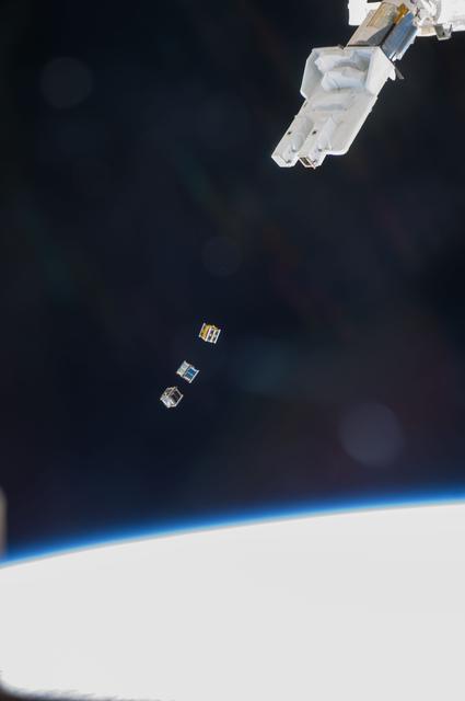 Small Cube Satellite Deploy