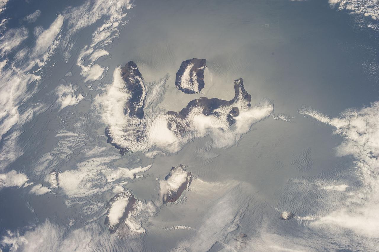 Earth observations taken by Expedition 38 crewmember.  Crewmember indicates Galapagos.  Image was released by astronaut on Twitter.