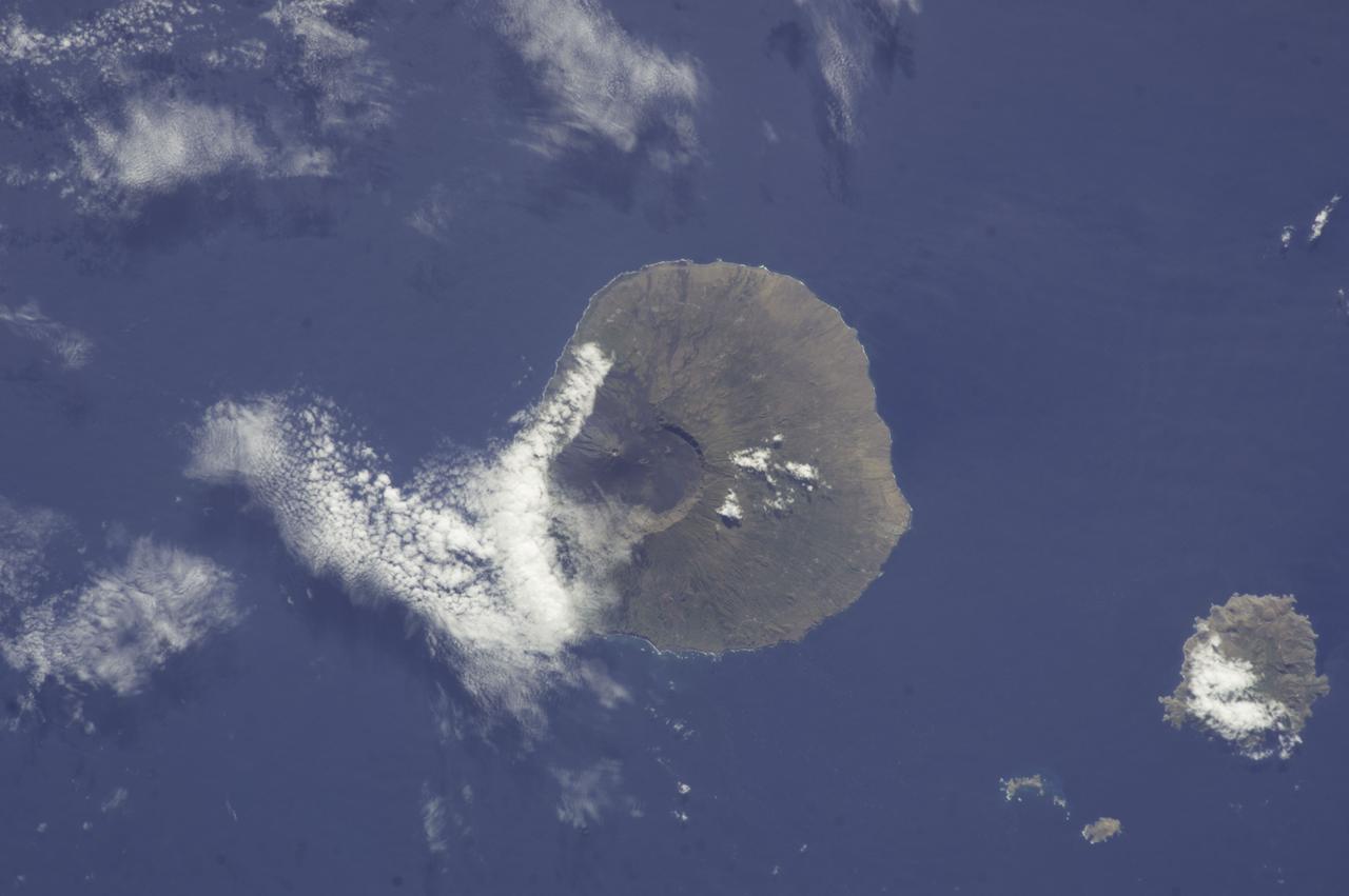 Earth observations taken by Expedition 38 crewmember.  Crewmember indicates Azores.  Image was released by astronaut on Twitter.