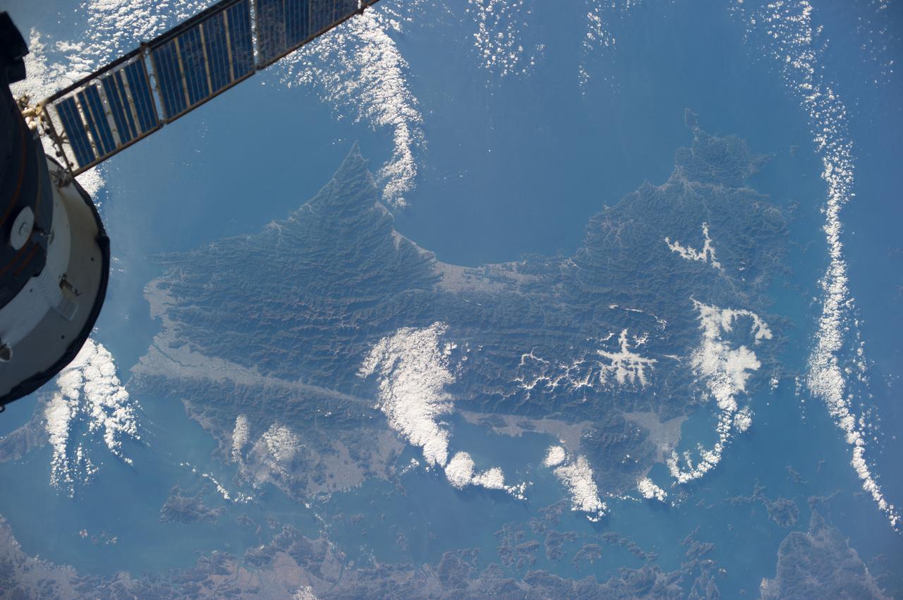 Earth observations taken by Expedition 38 crewmember.  Crewmember indicates Japan.  Image was released by astronaut on Twitter.