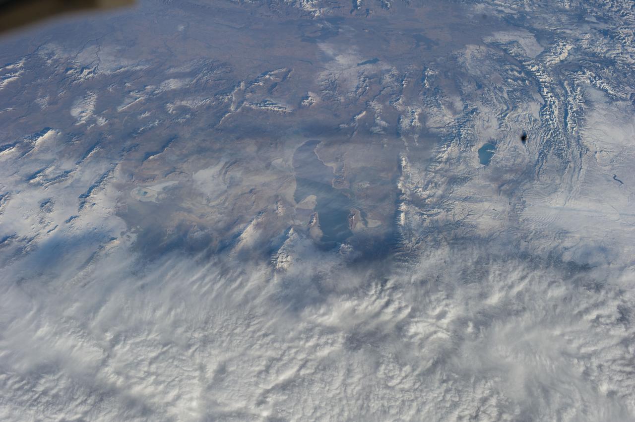 Earth Observations taken by Expedition 38 crewmember.  Crewmember indicates Salt Lake City,Utah.  Image was released by astronaut on Twitter.