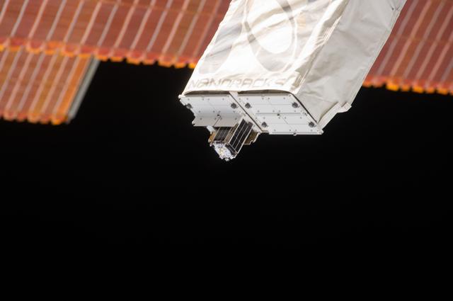 NASA image: NanoRacks CubeSat Deployment