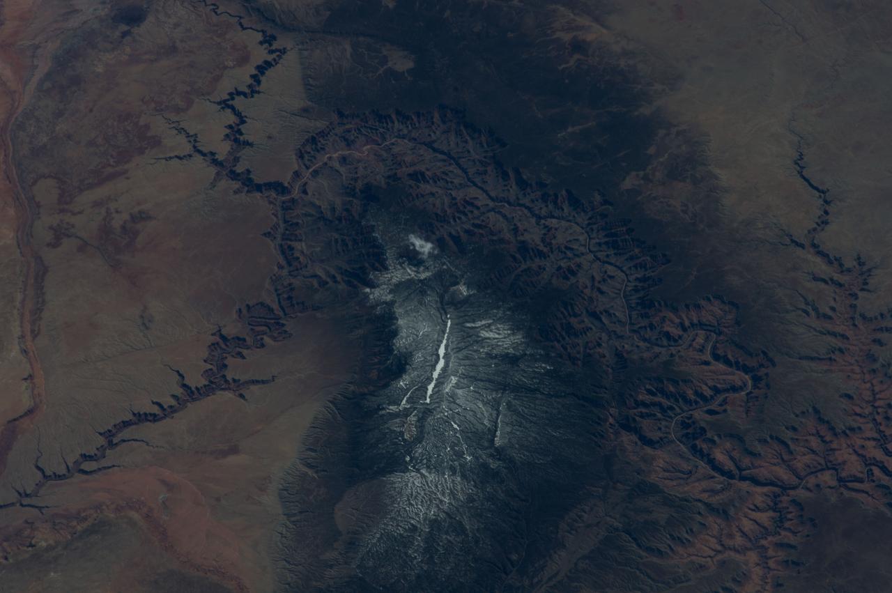 Earth observation taken by the Expedition 39 crew aboard the ISS. Image downlinked in folder: SW US [and] Mexico, and released by astronaut on Twitter.