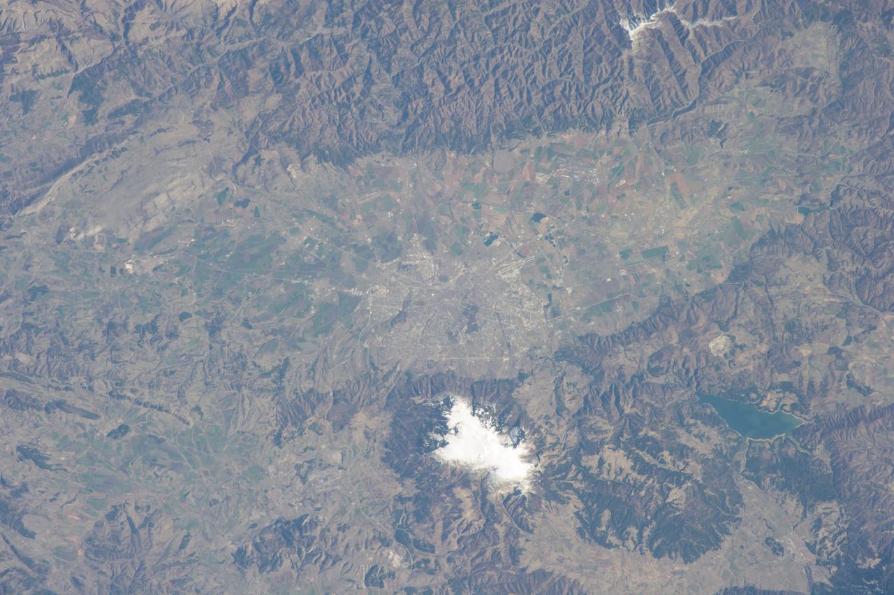 Earth observation taken by the Expedition 39 crew aboard the ISS. Image downlinked in folder: Sofia, Bulgaria and Istanbul, Turkey. Image was released by astronaut on Twitter.
