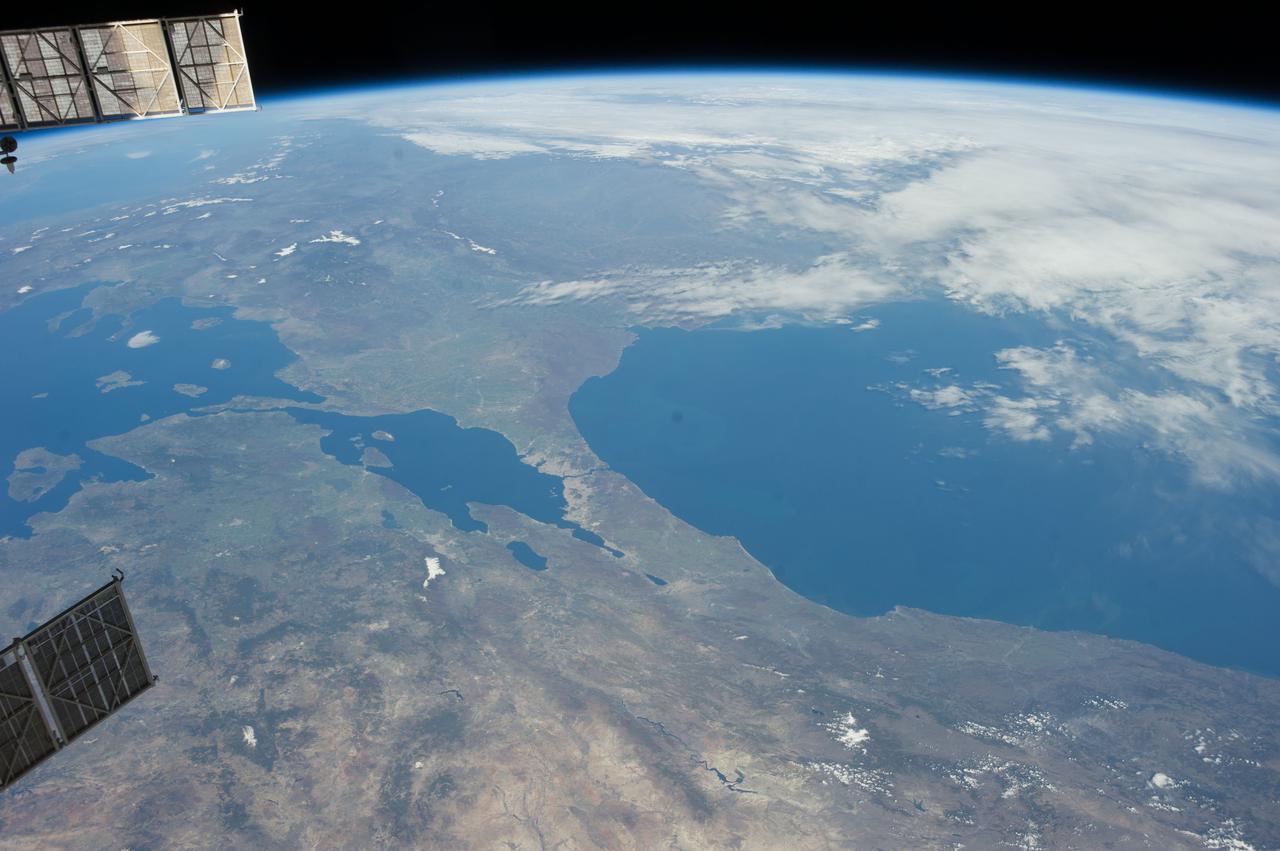 Earth observation taken by the Expedition 39 crew aboard the ISS. Image downlinked in folder: Sofia, Bulgaria and Istanbul, Turkey. Image was released by astronaut on Twitter.