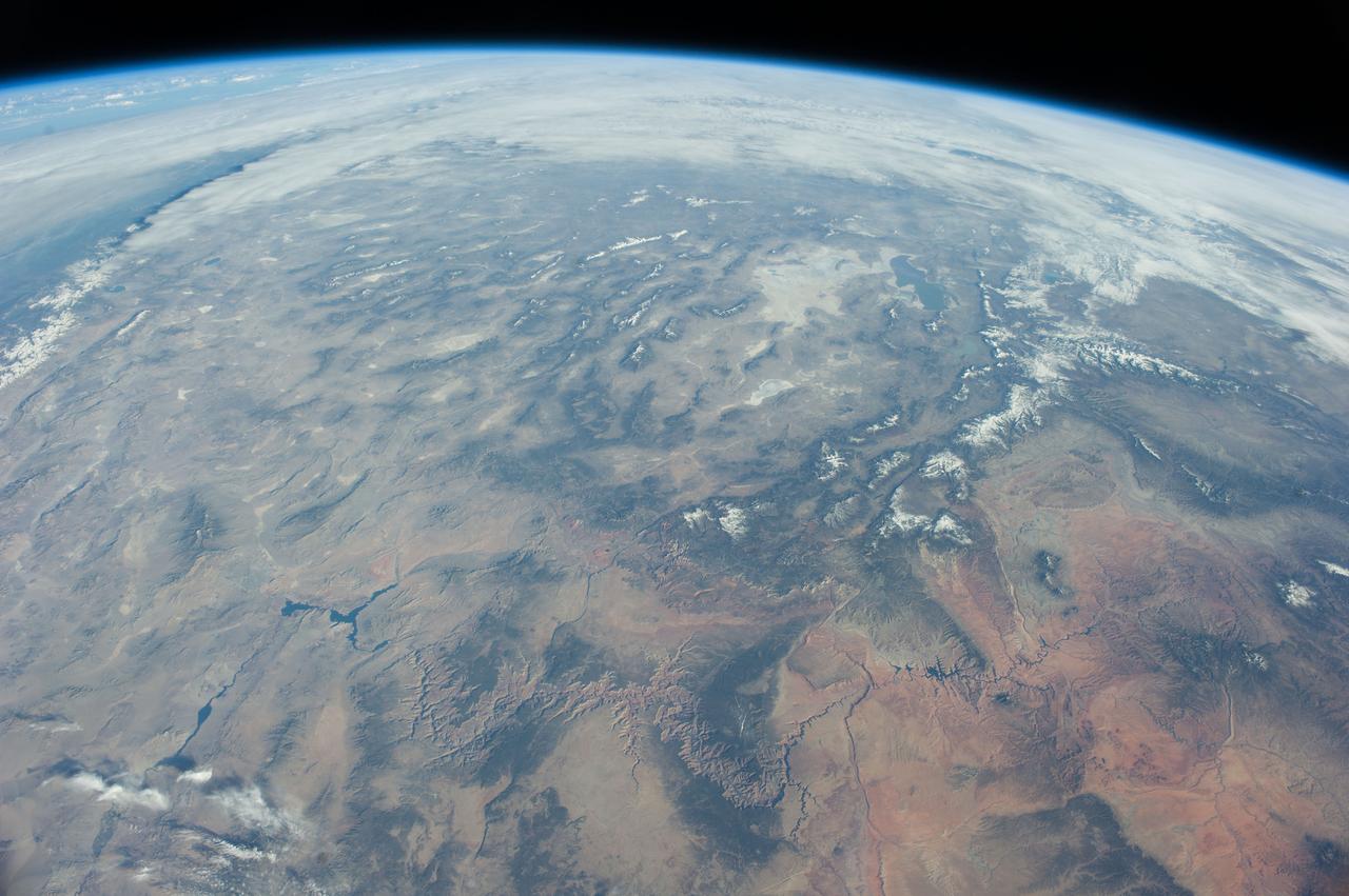 Earth observation taken by the Expedition 39 crew aboard the ISS. Image was released by astronaut on Twitter and downlinked in folder: Grand Canyon.