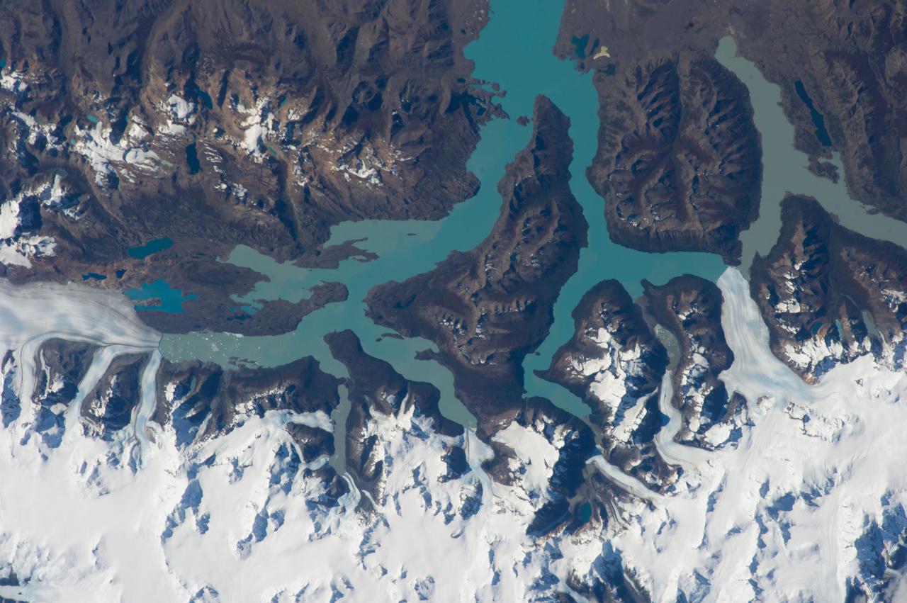 Earth observation taken by the Expedition 39 crew aboard the ISS. Image was released by astronaut on Twitter and downlinked in folder: Punta Arenas, (Cape Horn area), Chile.
