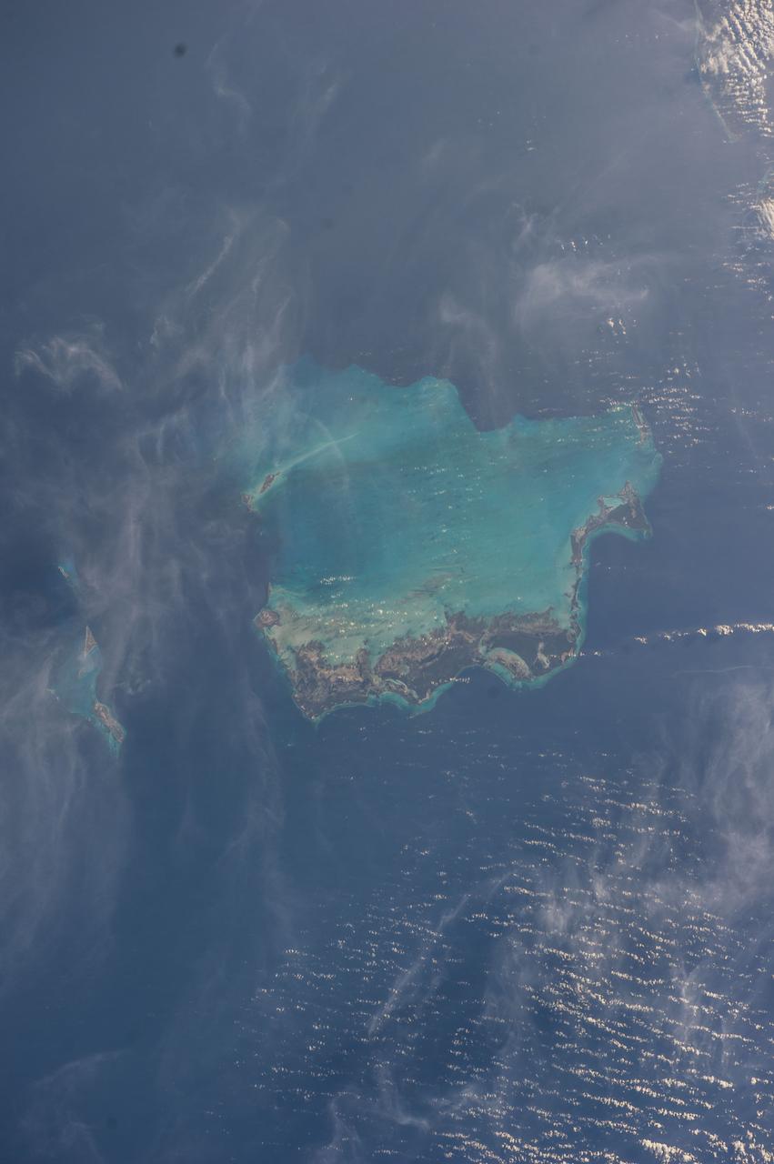 Earth observation taken by the Expedition 39 crew aboard the ISS. Image was released by astronaut on Instagram and downlinked in folder: Turks and Caicos Islands.
