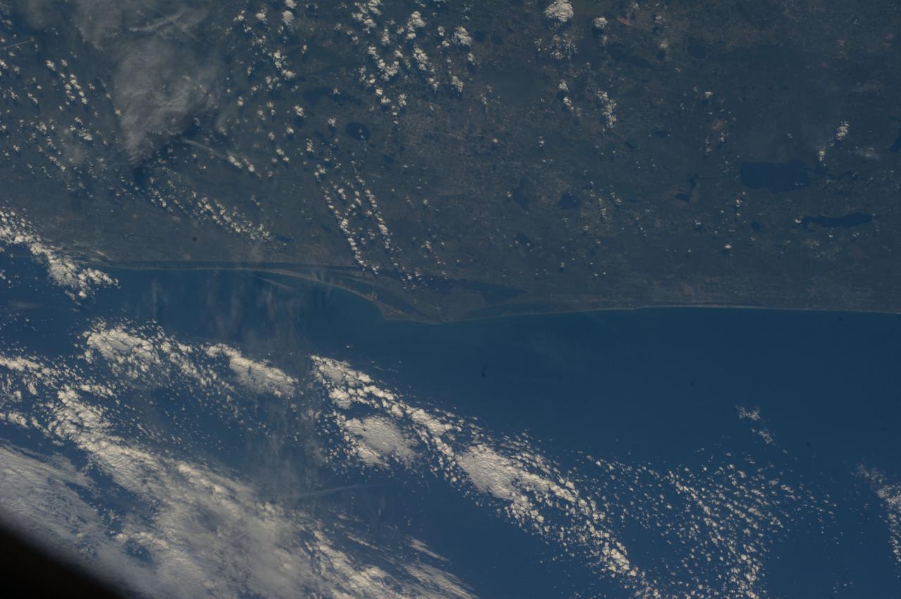Earth observation taken by the Expedition 39 crew aboard the ISS. Image was released by astronaut on Instagram and downlinked in folder: Florida and up the East coast.