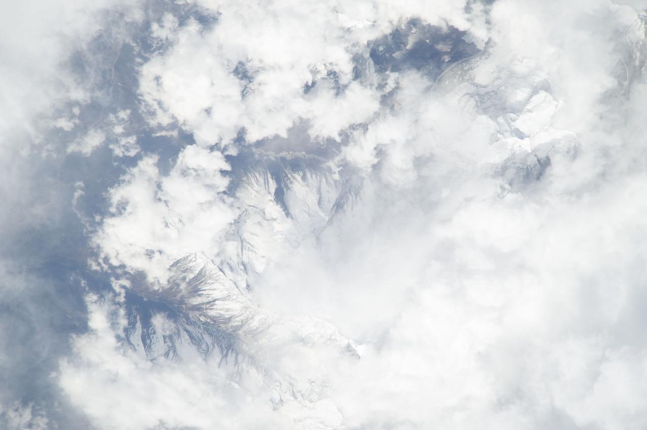 Earth observation taken by the Expedition 39 crew aboard the ISS. Image was released by astronaut on Instagram and downlinked in folder: Himalayas.