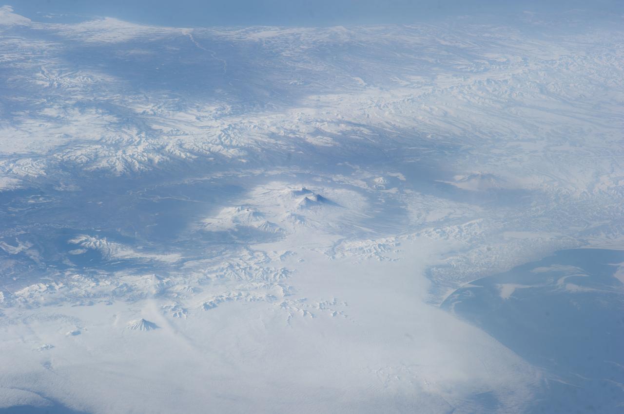 Earth observation taken by the Expedition 39 crew aboard the ISS. Image was released by astronaut on Twitter and downlinked in folder: Kamchatka.
