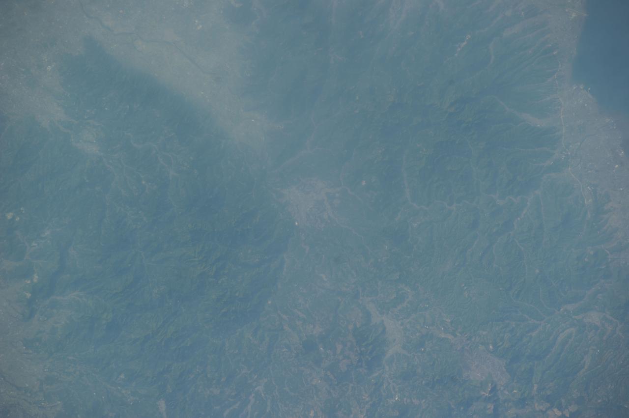 Earth observation taken by the Expedition 39 crew aboard the ISS. Image was released by astronaut on Twitter and downlinked in folder: Fukuoka and Hita Japan, etc.