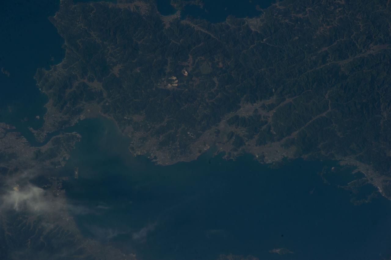 Earth observation taken by the Expedition 39 crew aboard the ISS. Image was released by astronaut on Twitter and downlinked in folder: Japan.