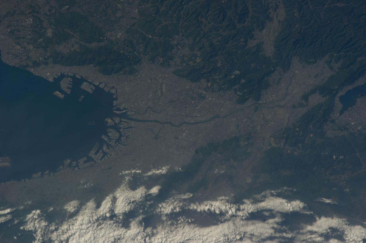Earth observation taken by the Expedition 39 crew aboard the ISS. Image was released by astronaut on Twitter and downlinked in folder: Japan.